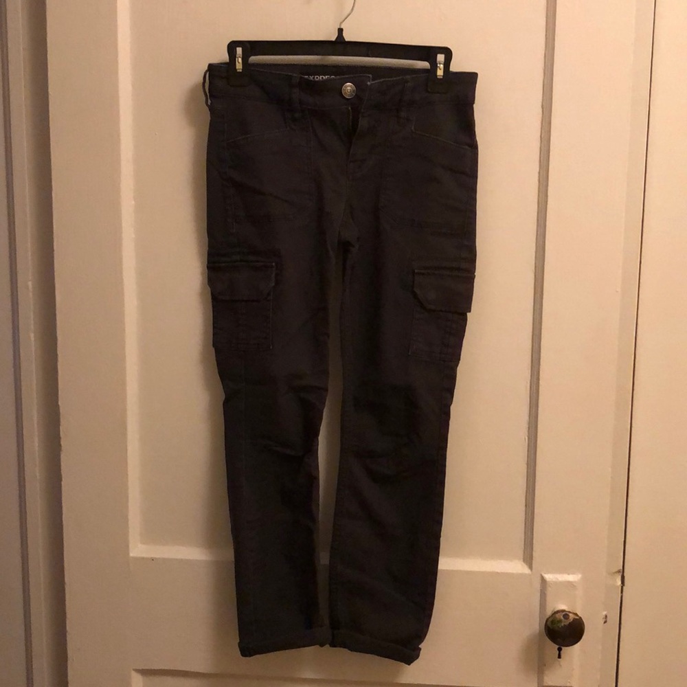 Express cargo skinny jeans